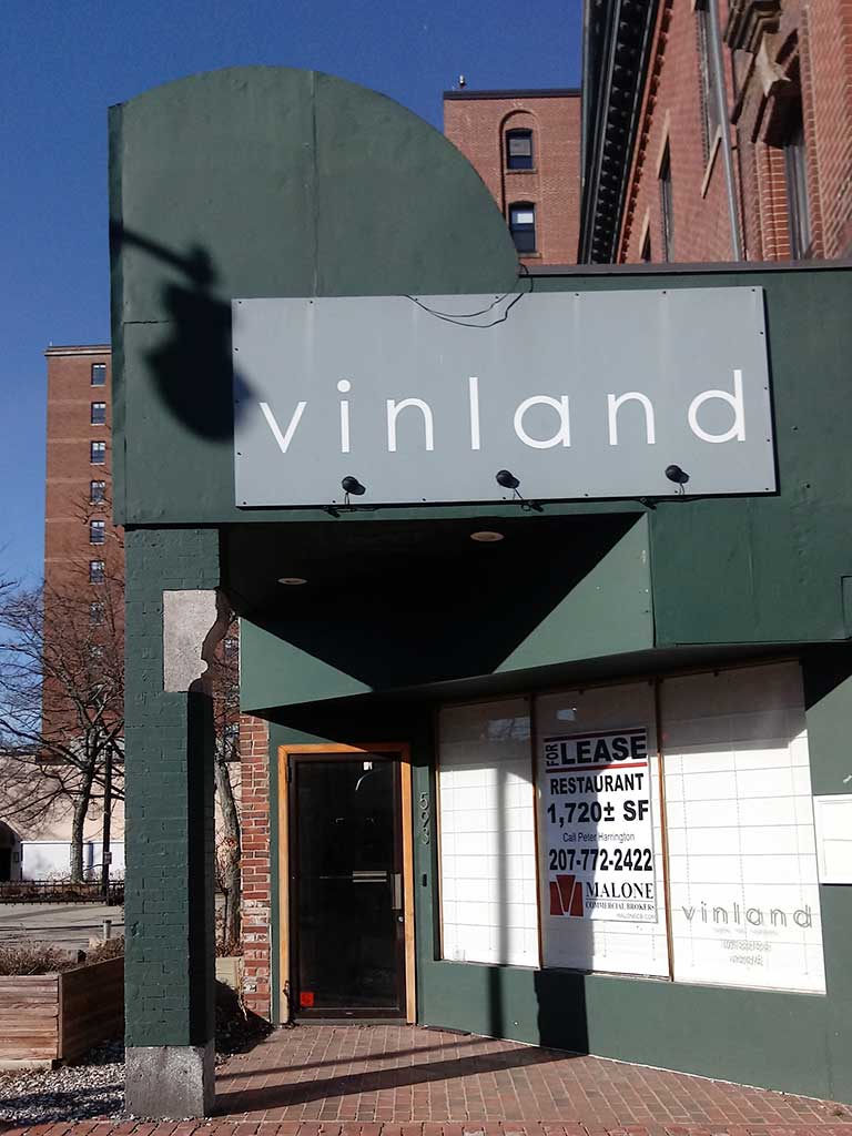 West End News - Vinland exterior with for lease sign