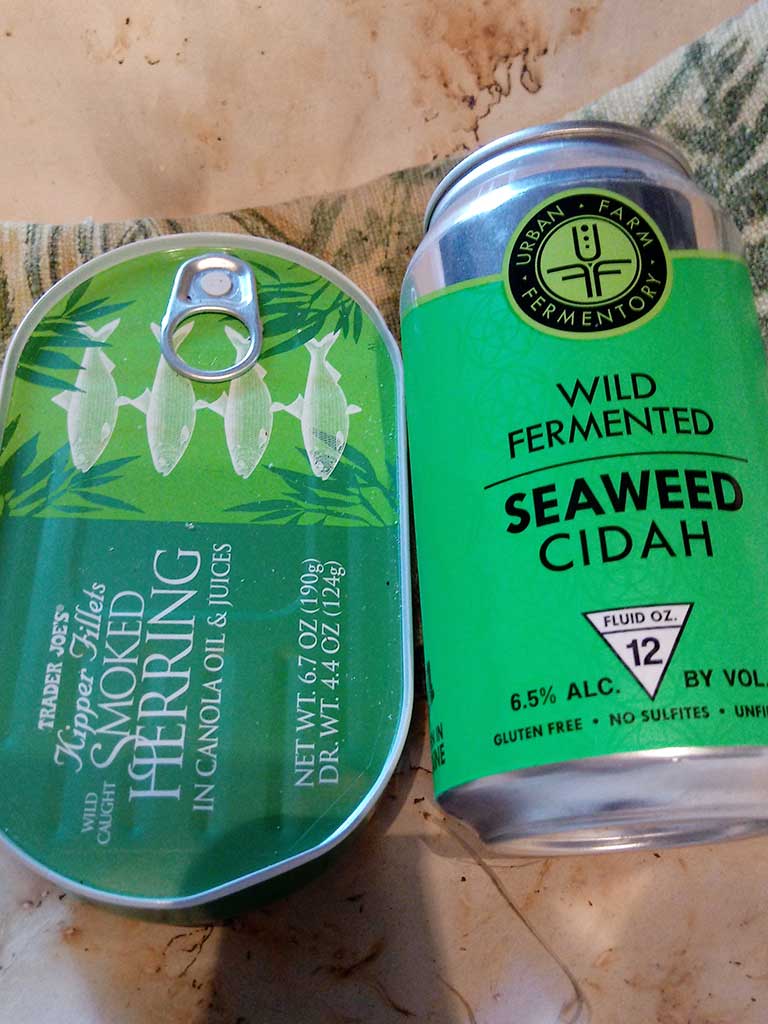 West End News - Seaweed Cidah and Smoked Herring - Photo by L. Witherell