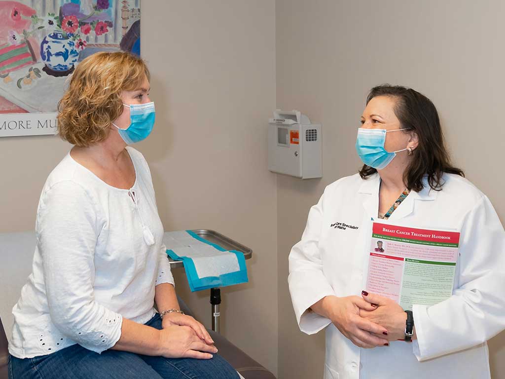 West End News - Mercy Breast Care consults with patient