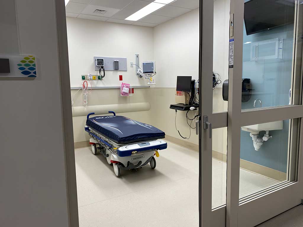 West End News - New emergency room private patient room