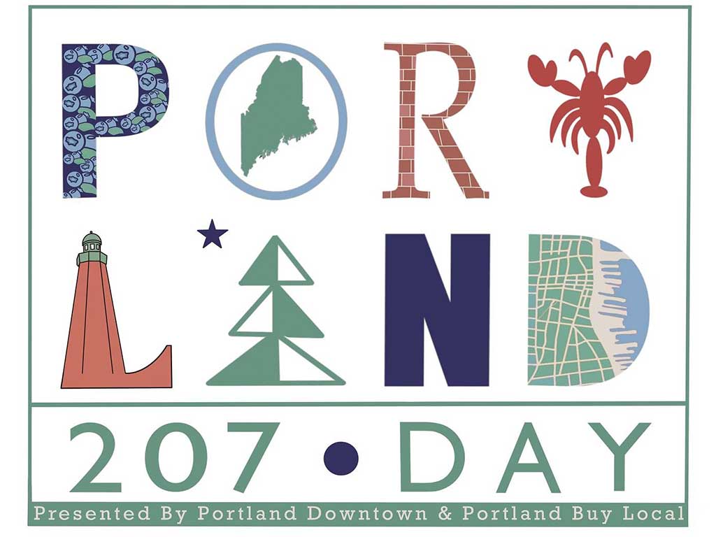207 Day logo - Courtesy of Portland Buy Local