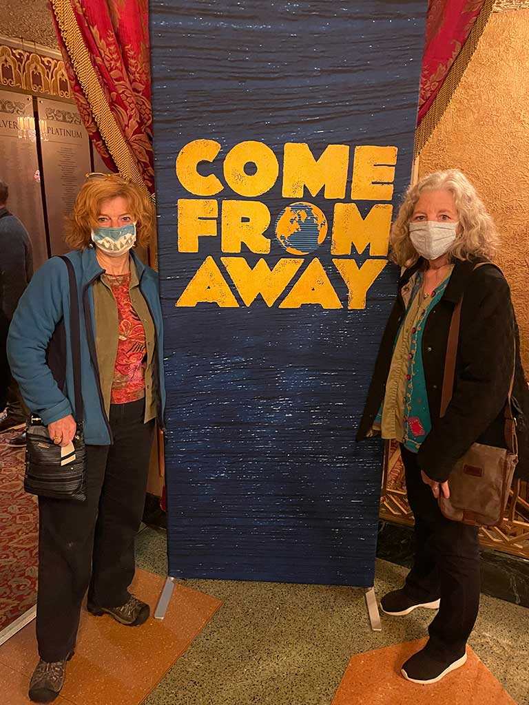 West End News - Broadway comes to Knoxville - Nancy Dorrans and sister Susan at 'Come from Away'
