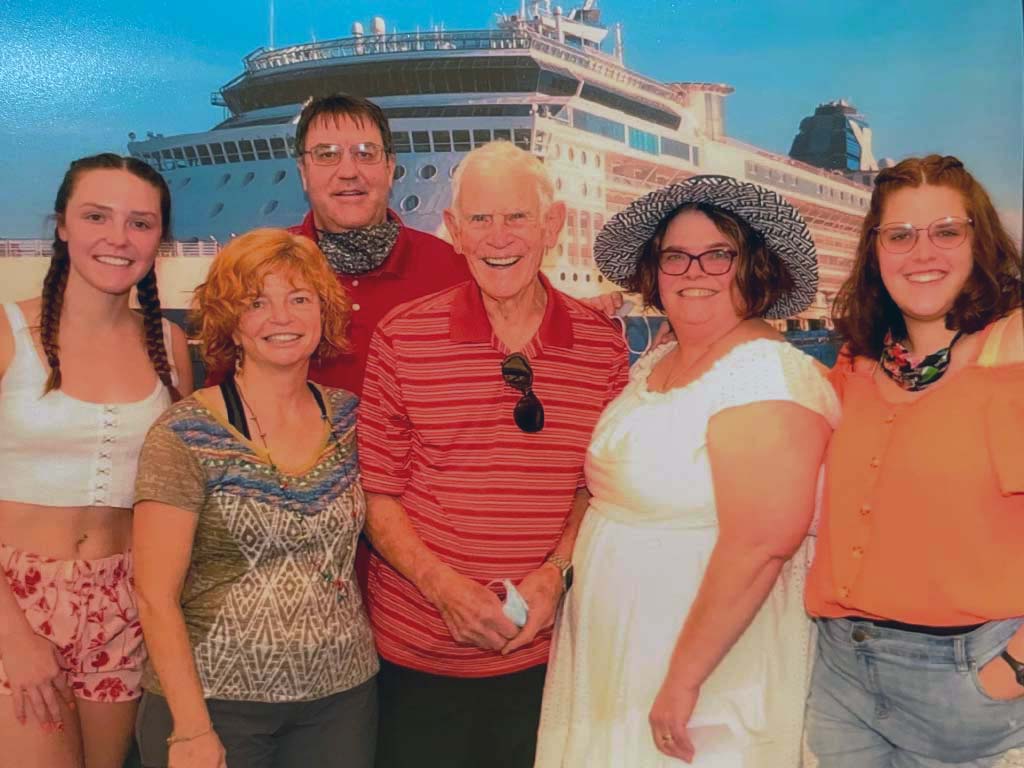 West End News - nancy dorrans and family on cruise - Dec 2021