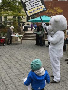 West End News - Polar bear climate justice activist