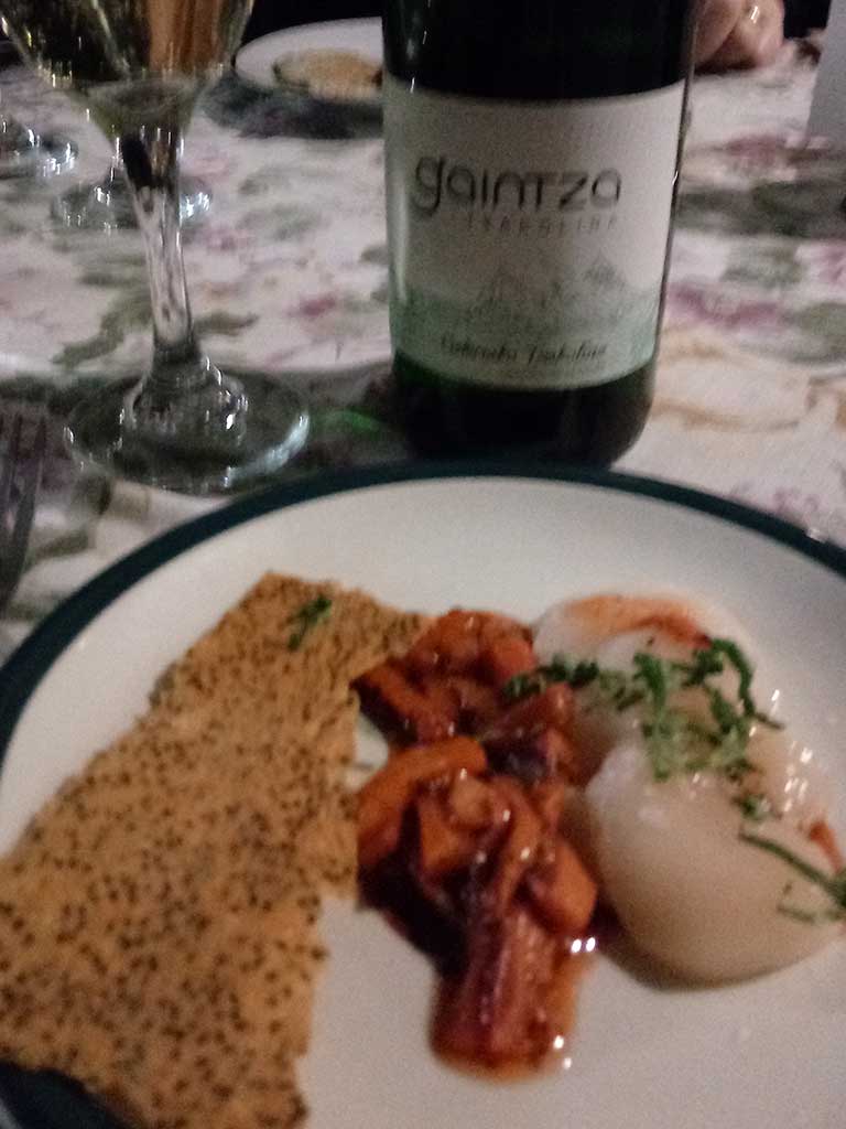 West End News - Gaintzo bottle with dish at Ruby's by Layne V. Witherell
