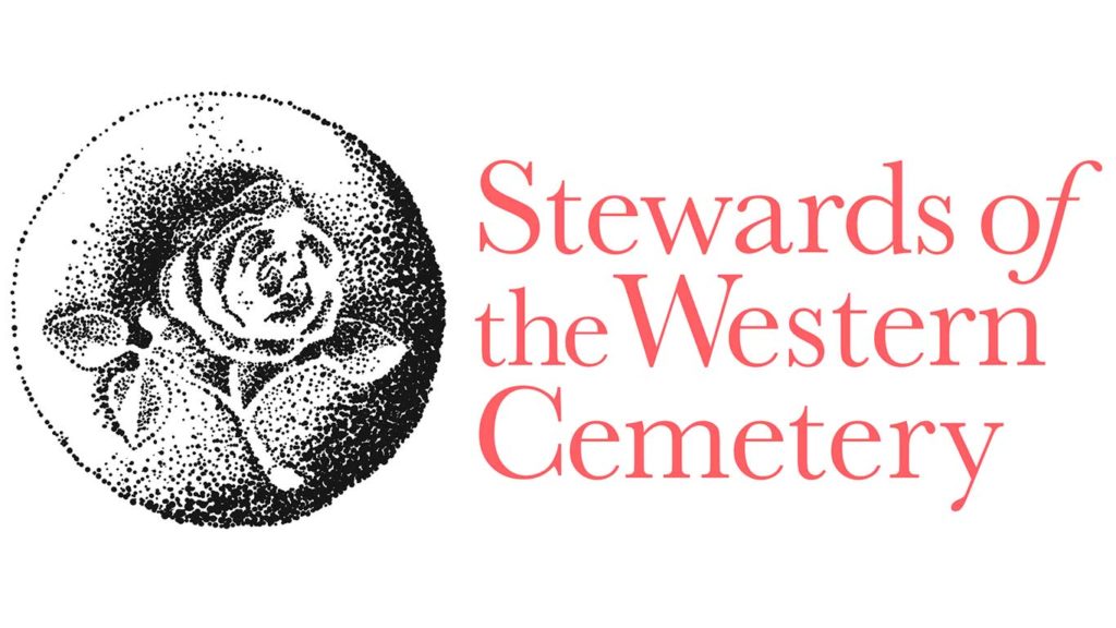 Stewards of the Western Cemetery logo by Scott Nash