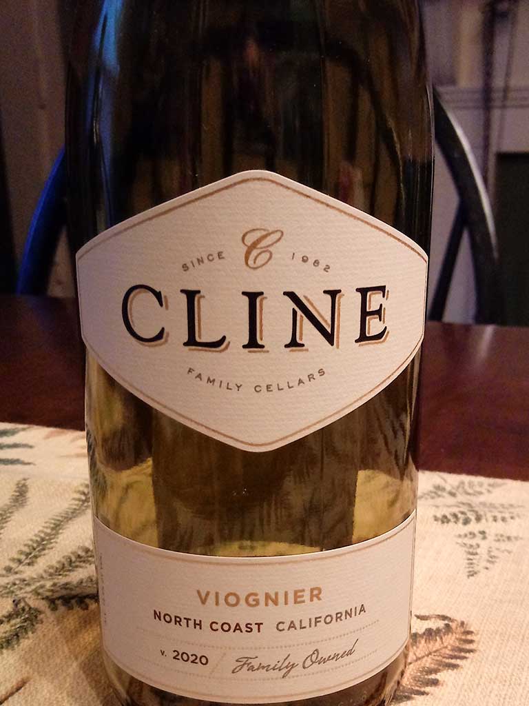 Layne's Wine Gig -Tuesday night wine: Cline wine bottle and label