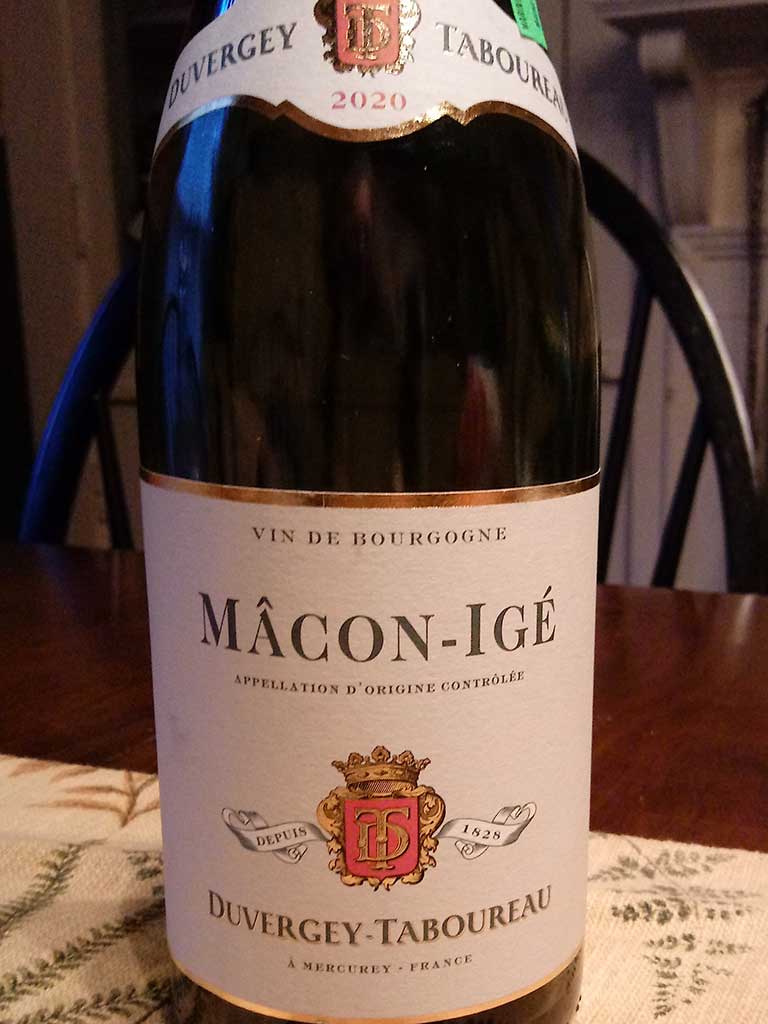 Layne's Wine Gig - Macon-Ige wine bottle