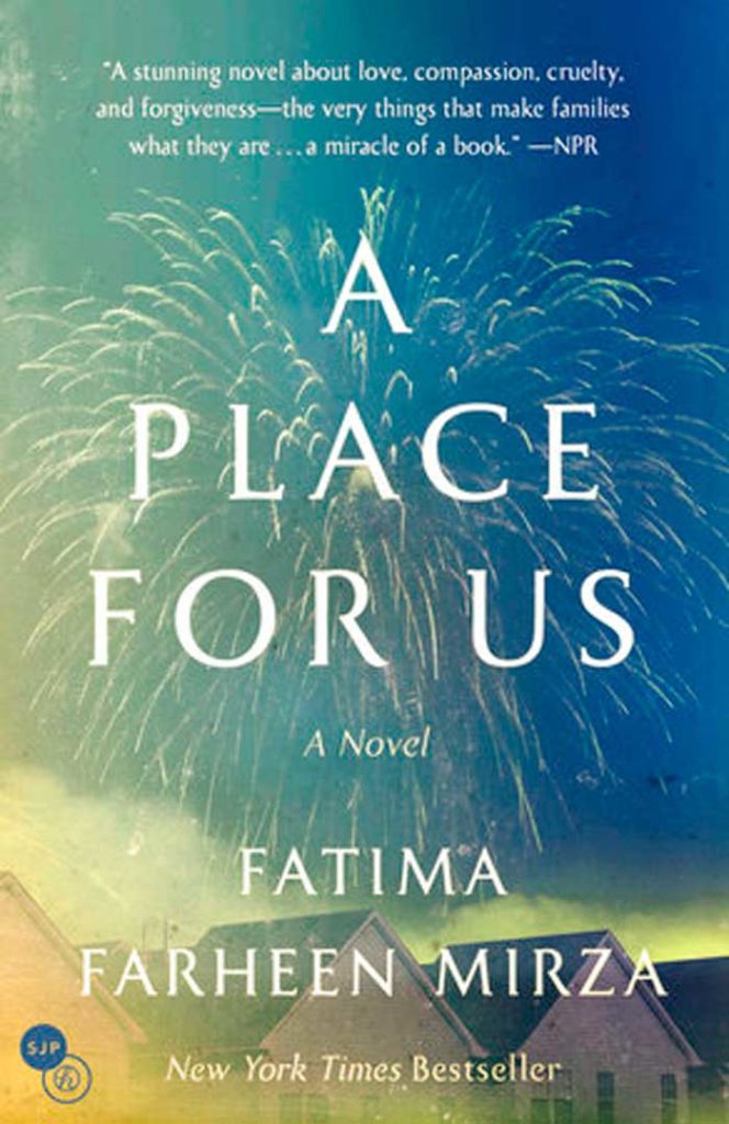 'A Place for Us' book cover, Debut novel by Fatima Farheen Mirza