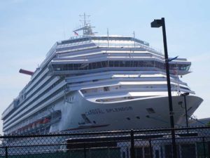 West End News - Carnival Splendor Cruise Ship in Portland Harbor