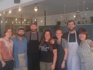 West End News - Ruby's West End staff and owners support Question D and raising the minimum wage