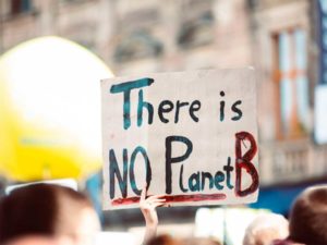 There is no Planet B sign