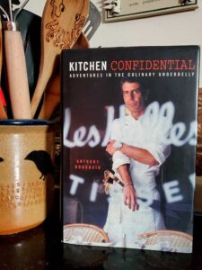 West End News - Layne's Wine Gig - Four Writers - Anthony Bourdain's 'Kithcen Confidential' book cover image