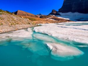 Grinnell Glacier Pond - Montana / By Wirepec / Adobe Stock