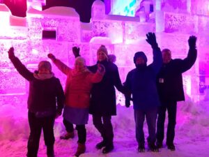 Quebec Ice Castle group tour
