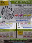 Layne's Wine Gig - White Claw variety packs stacked at store