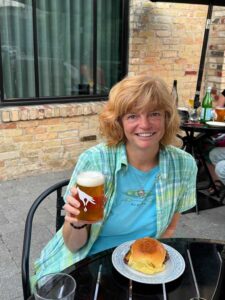 Nancy Dorrans at Nonsuch Brewery, Winnipeg