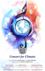 A Concert for Climate event poster