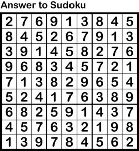 Sudoku Puzzle Solution