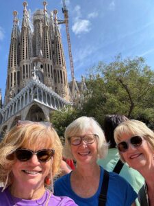 Nancy Dorrans and friends in Barcelona