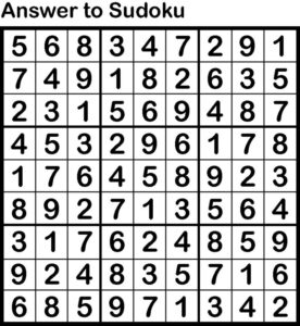 November Sudoku