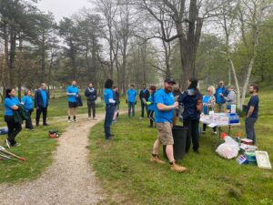 Abbott Labs volunteer day at Western Cemetery
