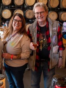 Layne and Judy Witherell at CiderFeast 2025, Portland, ME