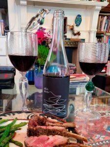 Still Blue with lamb chops