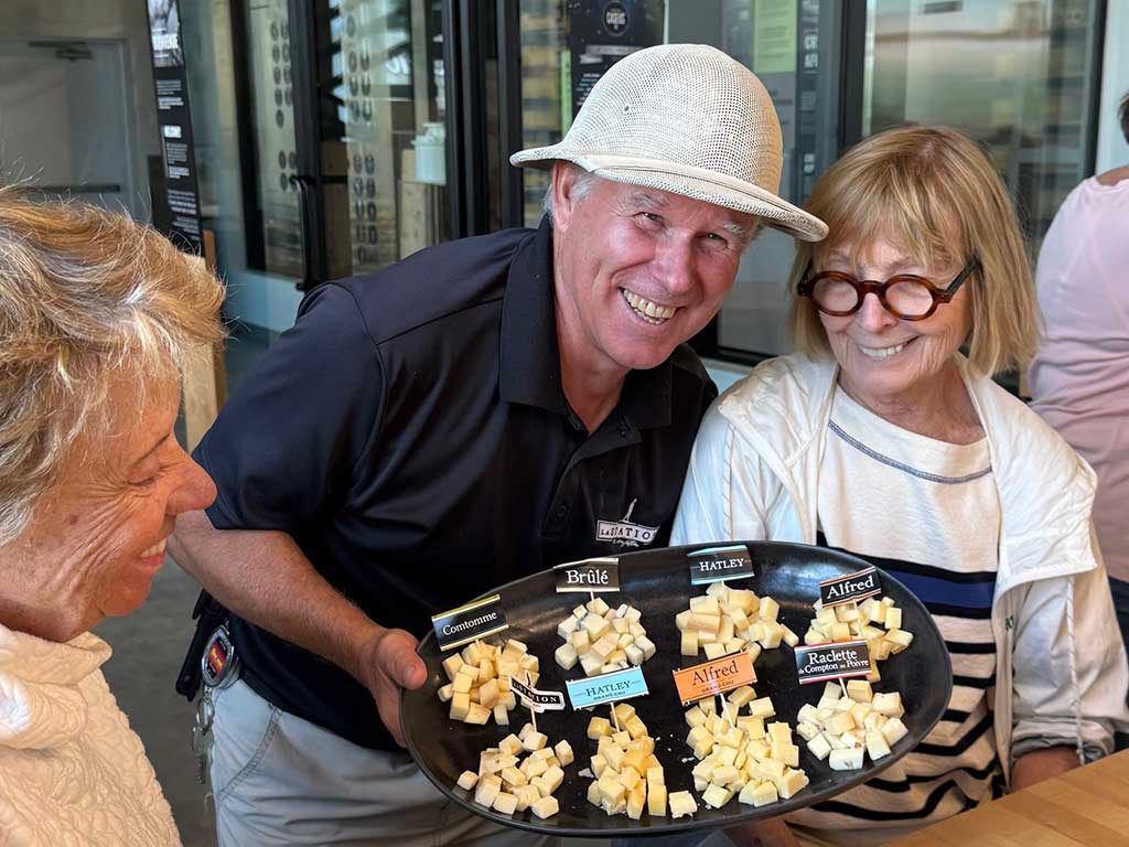 Mario at Fromagerie La Station