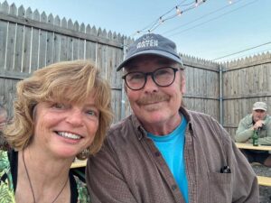 Nancy with friend Ryan Craig in Detriot