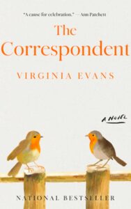 The Correspondent by Virginia Evans book cover / hardback / Apr 2025