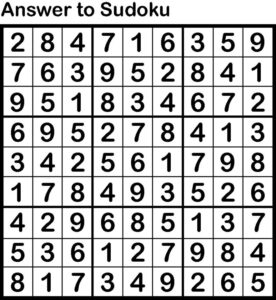 West End News - Sudoku Answers S132