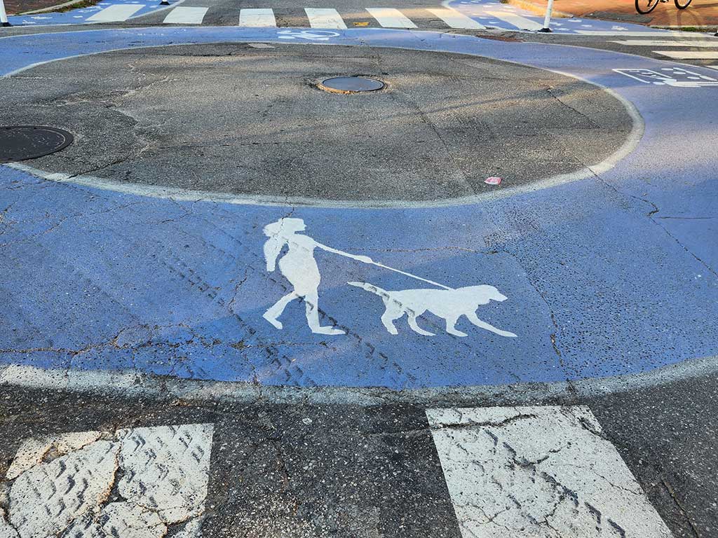 Crosswalk close-up